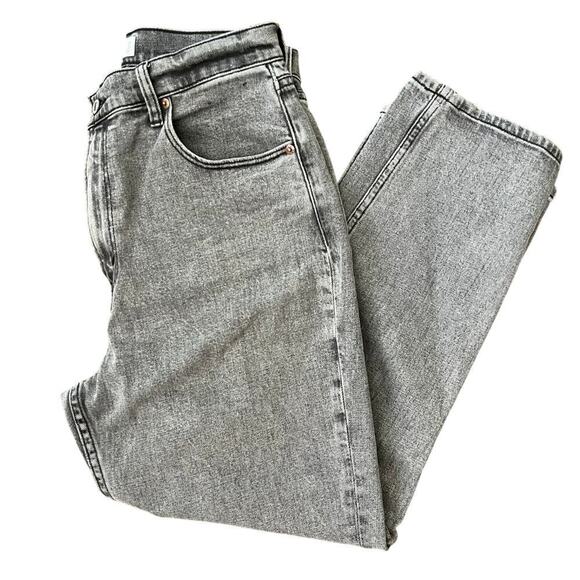 Abercrombie & Fitch Curve Love The Ankle Straight Ultra High Rise Jeans Sz. 10S - Picture 2 of 5